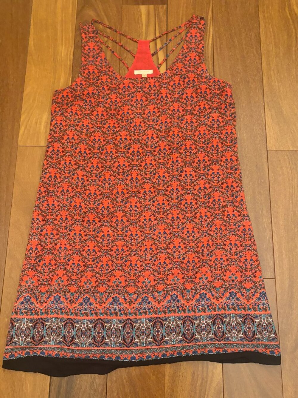 Skies Are Blue Caitlyn sleeveless boho style shift dress